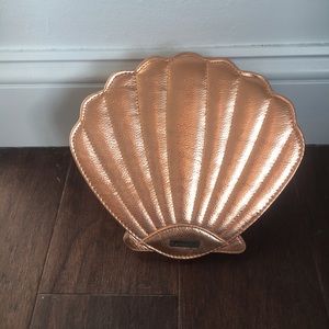 Clutch or Cross Body Convertible Seashell Bag